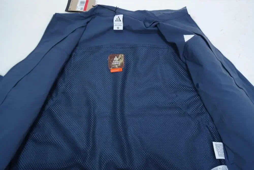 Nike ACG Smith Summit Jacket Mens Large Blue Softshell Windbreaker HV0598-437